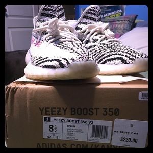 Yezzy 350 zebras